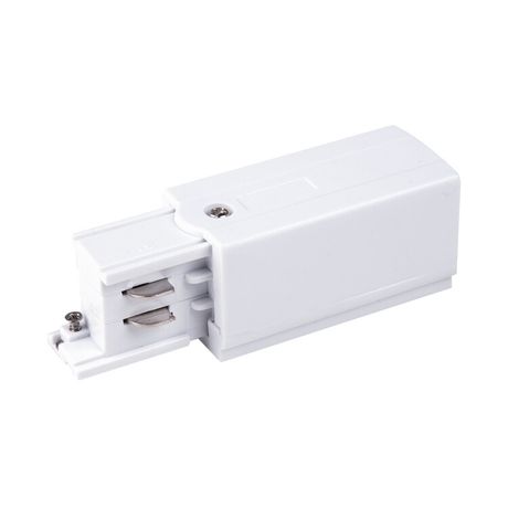 Ввод питания левый для трехфазного шинопровода осветительного (белый) TRP-1-3-L-WH | a039545 Elektrostandard
