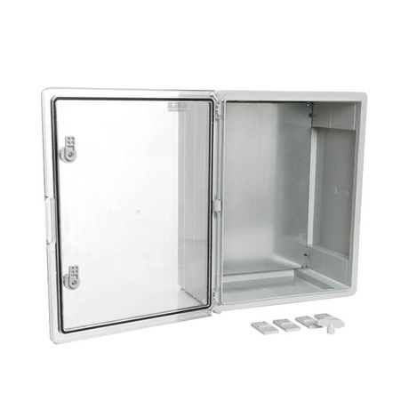 Корпус пластиковый с монтажной панелью ЩМП IP65 прозрачная дверь 500х400х240 | PR08.26494 Промрукав Строитель