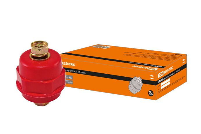 Изолятор SM35 силовой H35xD32xM10мм с болтом | SQ0807-0057 TDM