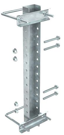 Крепление к опорам огражд. 40-62мм для 2-консолей IEK | CLM50D-CO-062-2