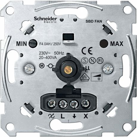 Механизм регулятора частоты вращения D-Life 20-400Вт SchE MTN5143-0000 Schneider Electric