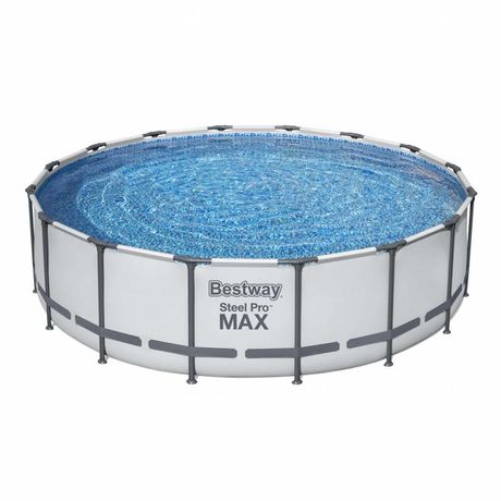 Бассейн каркасный Steel Pro Max 5612Z 488х122см фильтр-насос 5678л/ч лестница тент Bestway 6942138983388