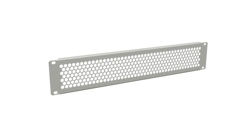 BPD-2-RAL7035 Фальш-панель перфорированная на 2U, цвет серый (RAL 7035) | 483498 Hyperline