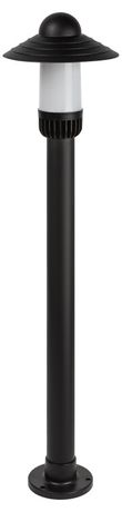 Садово-парковый светильник НТУ 01-60-010 Поллар напольный черный IP54 Е27 max60Вт h1060мм - Б0057495 ЭРА