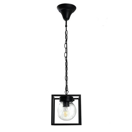 Светильник садово-парковый, 60W 230V E27 черный, PL705 | 48384 FERON