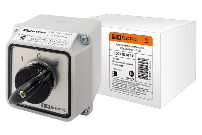 Кулачковый переключатель КПУ38-40/3031 | SQ0715-0141 TDM