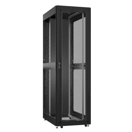 Шкаф серверный 42U 800х1200 передняя дверь: одностворчатая перфорированная IP20. задняя глухой металл IP51. боковые панели: без. цвет: черный RAL9005 - EX 8242.9320 SYSMATRIX