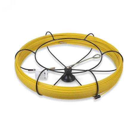 Устройство для протяжки кабеля мини УЗК в металлической кассете тип №2, 70м (диаметр стеклопрутка 4,5 мм) - Pull-M2-4,5-70m Cabeus 9862c