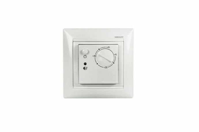 Терморегулятор механический RX-308B белый (совместим с Legrand серии Valena) | 51-0562 REXANT MEET