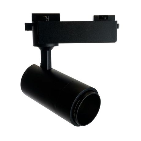 Светильник светодиодный трековый на шинопровод ДПО-12w 4000К 840Лм черный с регулируемым углом освещения 15-60 гр. - AL137 51174 FERON