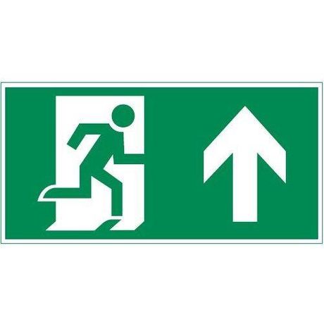 Знак Vault SST "Выход вверх" 200х400мм VARTON V4-EM-00.2040.ADV-0006 VARTA