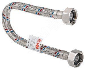 Подводка гибкая для воды 1/2' ВВ 50 см нержавеющаясталь - VTf.001.IS.0404050 VALTEC KAV310050