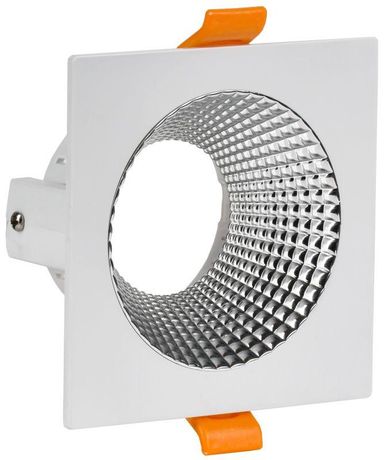 Светильник точечный 4110 встр. поворотн. GU10 белый/хром пласт. | LT-UVB0-4110-GU10-1-K23 IEK