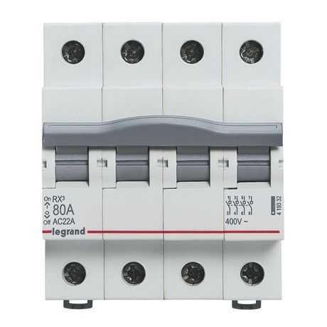 Выключатель-разъединитель 4п 80А RX3 ИЭК Leg 419332 Legrand Legrand арт. 419332