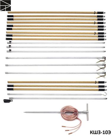 Заземление переносное для воздушных линий КШЗ-10Э сечен. 50мм ЭЛЕКТРО ТРЕЙД ET-Z213-50