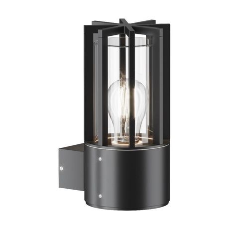 Светильник настенный (бра) Outdoor Barrel IP 54 E27х1х15W Графит - O453WL-01GF Maytoni