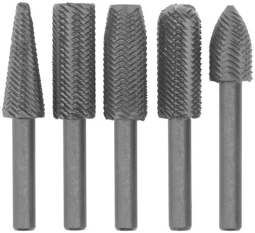 Набор шарошек стальные по металлу (уп.5шт) FIT 36475 РОС