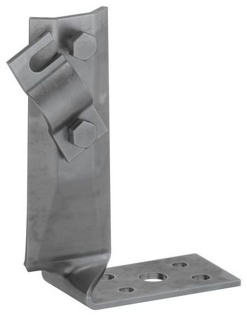 Держатель проводника круглого 6-10мм винтовой угловой скрытый h=70мм оцинкованная сталь TD IEK - ZDP87-13-1-16-70