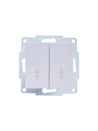 Переключатель проходной 2-кл. СП Vesna механизм бел. LEZARD 742-0288-106