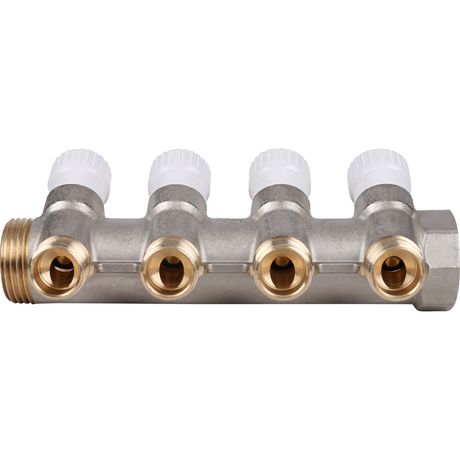 Коллектор распределительный 1', 4 отвода 1/2' - RG008SFVPQCLS7 STOUT SMB 6851 011204