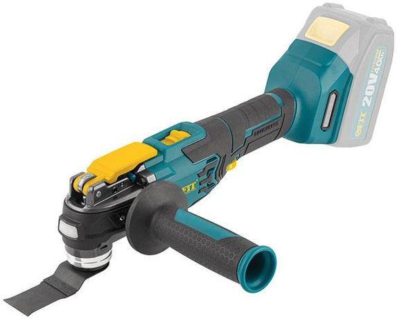 Инструмент многофункциональный аккумуляторный бесщеточный 20В 10500-20000ход/мин FIT 79921 РОС