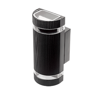 Светильник садово-парковый Enigma настенный архитектурный, 2xGU10, 100*105*245mm, 170-240V / 50Hz, 2xMax.50W, IP54 | GD161 Gauss