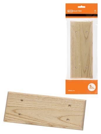 Накладка на бревно деревянная универсальная НБУ 1Пх3 260 мм, сосна | SQ1821-0029 TDM