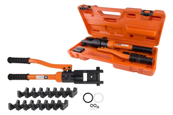 Пресс клещи гидравлические ПГРс-120 с набором матриц (10-120мм2), 8 штук, МастерЭлектрик | SQ1027-0101 TDM