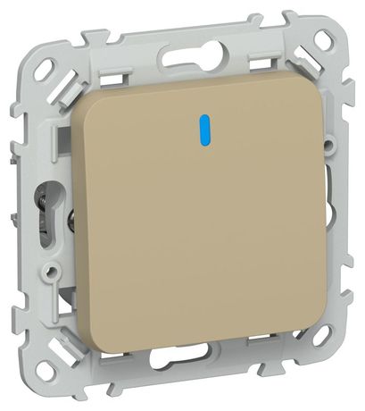 Выключатель проходной 1-кл. СП FLITE ВС61-1-1-ФлХ 10А с индикацией механизм хаки IEK FI-V12-1-10-1-K59 IEK арт. FI-V12-1-10-1-K59