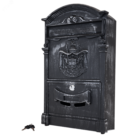 Ящик почтовый индивидуальный №4010В старое серебро - 7572 ПТК