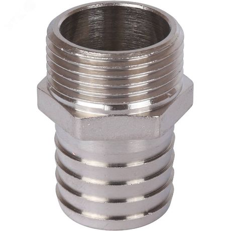 Штуцер НР никелированный 1'x30 - SFT-0067-000130 STOUT RG008T5Q7K2N58