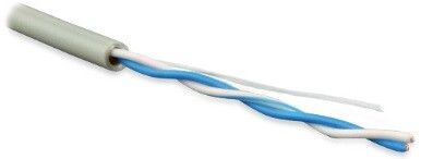 Кабель витая пара неэкранир. U/UTP кат.5 1 24 AWG ОЖ solid LSZH -20град.C-+75град.C UUTP1-C5-S24-IN-LSZH-GY-500 сер. (уп.500м) Hyperline 425972