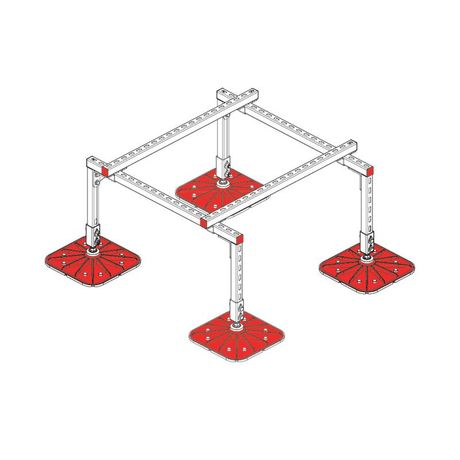 Конструкция опорная для установки оборудования TECHNORAPTOR FOOT 1000х1000 KM-TR-F-SSEI-1000-1000 КМ TR0001 КМ-Профиль