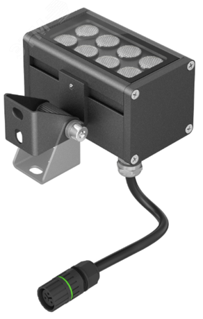 Светильник LED ЛУЧ 10 Вт 1100 Лм КСС К9 3,0К IP67 экран 130 - LE-СБУ-75-010-7340-67Т+LE7814 ЛЕД-Эффект