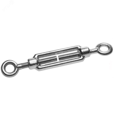 Талреп DIN 1480 М5 кольцо-кольцо покрытие цинк - DIN1480-М5-RR Крепдил