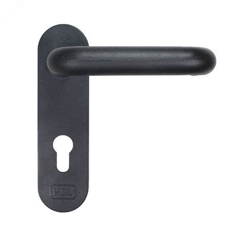 Ручка на планке с пружиной для противопож.замков (комплект), MCL РН-7201П (КВ-140мм) черный - 12516 ПТК