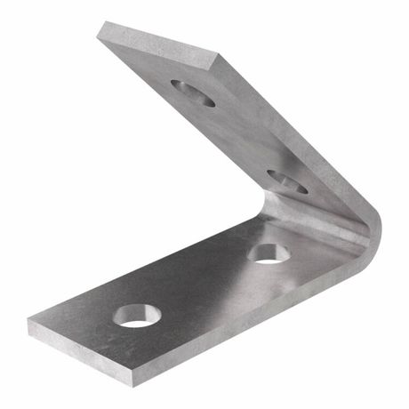 Пластина 45 градусов 4 отверстия | PR16.1112 Промрукав Строитель