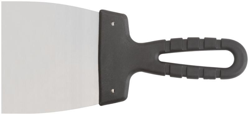 Шпатель лезвие нержавеющая сталь пластиковая ручка 100мм MOS 06564М