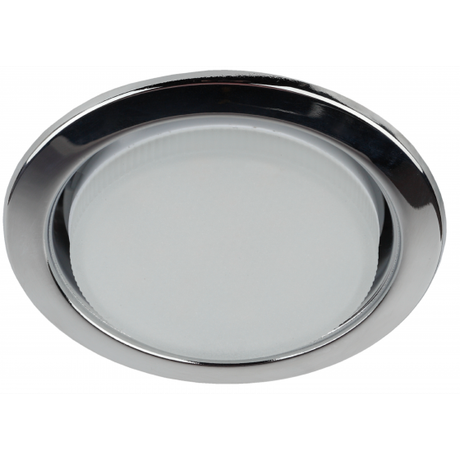 Светильник встраиваемый точечный под лампу GX53 KL35 CН /1 (к) 220V 13W хром | Б0048946 ЭРА