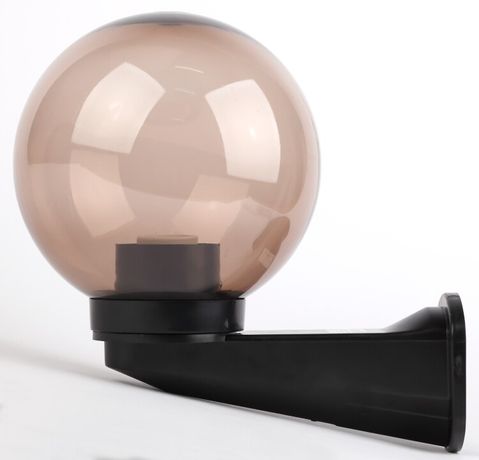 Светильник садово-парковый НБУ 01-60-205 , шар дымчатый с настенным крепежом D=200 mm | Б0048082 ЭРА