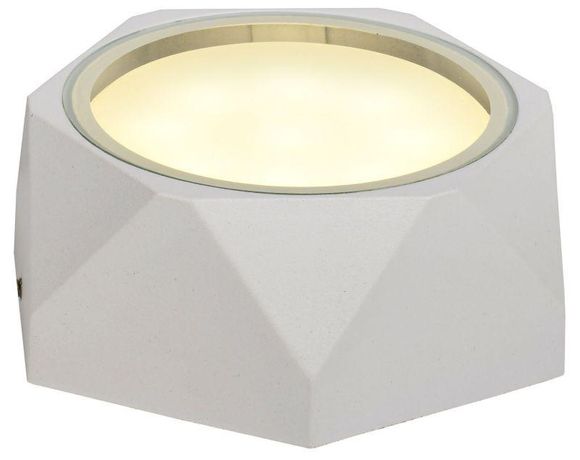 Светильник уличный декоративный для наружного освещения 5304 потолочный под лампу GX53 IP65 белый - LT-UPU0-5304-GX53-1-K01 IEK