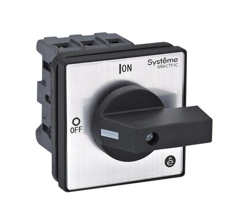 ЧЁРНОЙ РУКОЯТКОЙ НА ДВЕРЦУ 4 ВИНТАМИ - MSD32320B ВЫКЛЮЧАТЕЛЬ-РАЗЪЕДИНИТЕЛЬ 3P 32A С APC