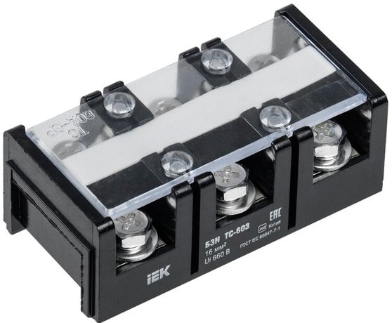 Блок зажимов БЗН TC-4004 200 мм2 400A 4 пары | YZN42-04-200-K02 IEK