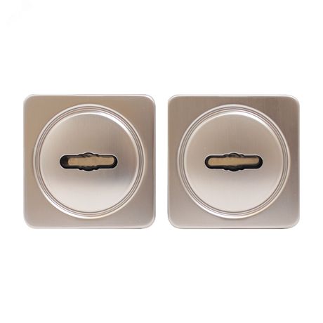 Накладка для сув/м (пара) БУЛАТ НДС 05.08 АТЛАС матовый никель - 14965 ПТК