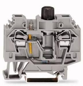 Клемма 0.2-6мм2 с предохранителем - 282-124 Wago