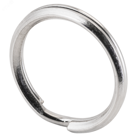 Кольцо для ключей из никелированной стали среднее d=20мм, Аллюр - 3102 ПТК