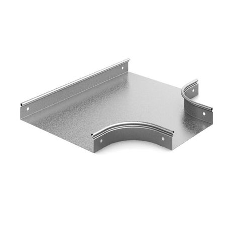 Переход Т-образный плавный 300х400х80, толщ. 0,7 мм, Сендзимир цинк, 034534 | ПТП-300х400х80-0,7-СЦ Ostec
