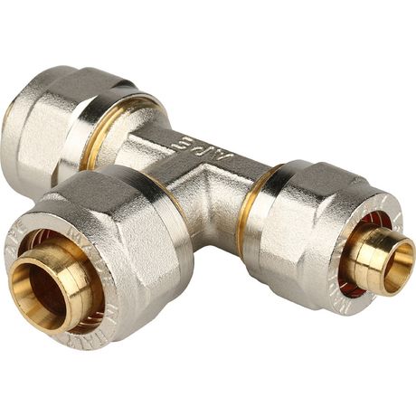 Тройник переходной 20x20x16 для металлопластиковых труб винтовой - SFS-0010-202016 STOUT RG008S9DJDTESS