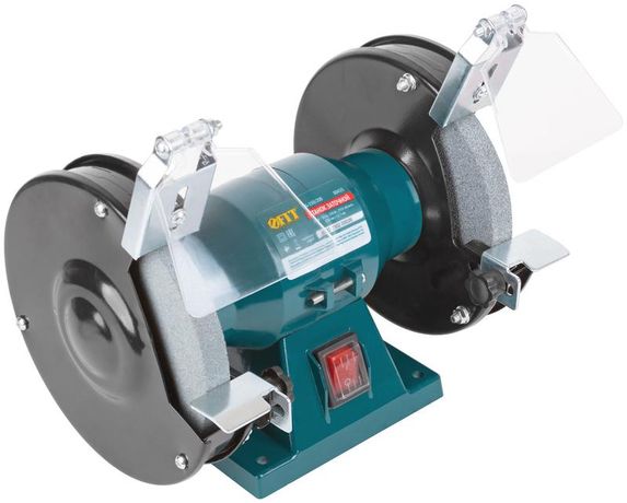 Станок заточной 200Вт 2950об/мин; круги 150/12.7мм; 16мм FIT 80435 РОС