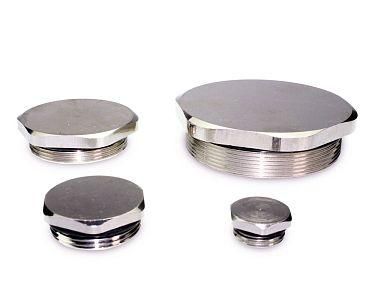 Заглушка латунная шестигранная ЗР2-ЛР-М50х1,5 IP66/IP67/IP68 | zeta35063 ГОФРОМАТИК ЗЭТА